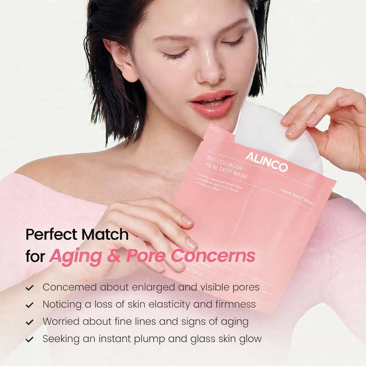 ALINCO BIO COLLAGEN- REAL DEEP MASK